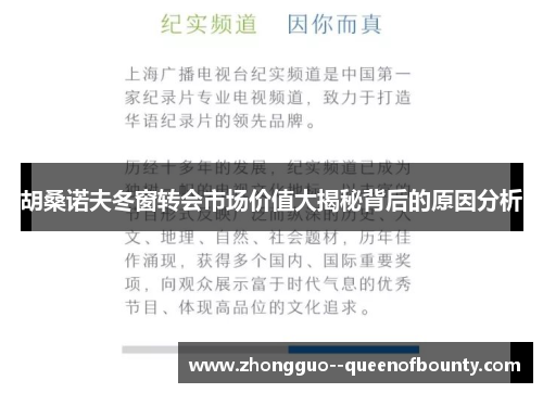 胡桑诺夫冬窗转会市场价值大揭秘背后的原因分析